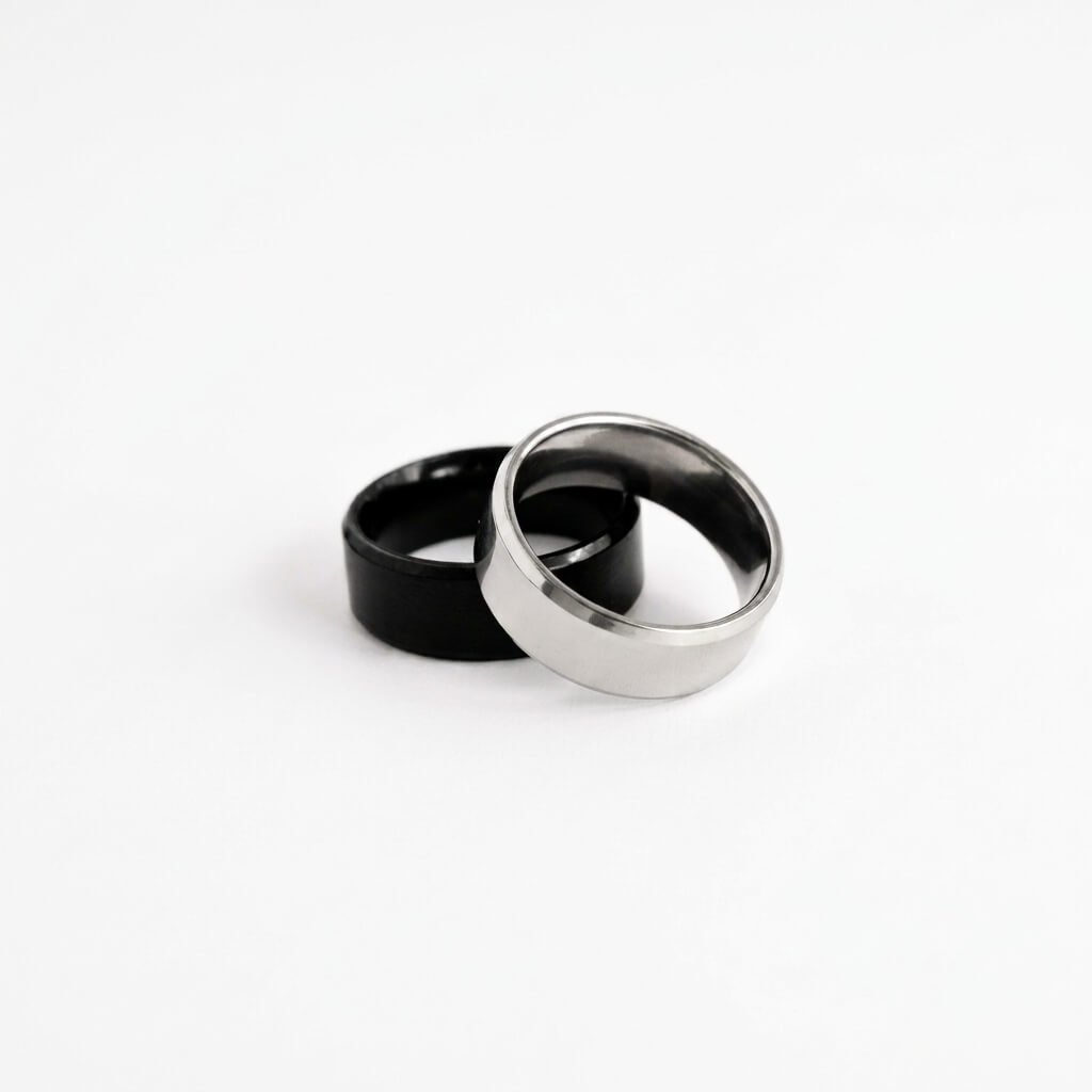 Classic Minimalist Steel Ring - ShopAsawir