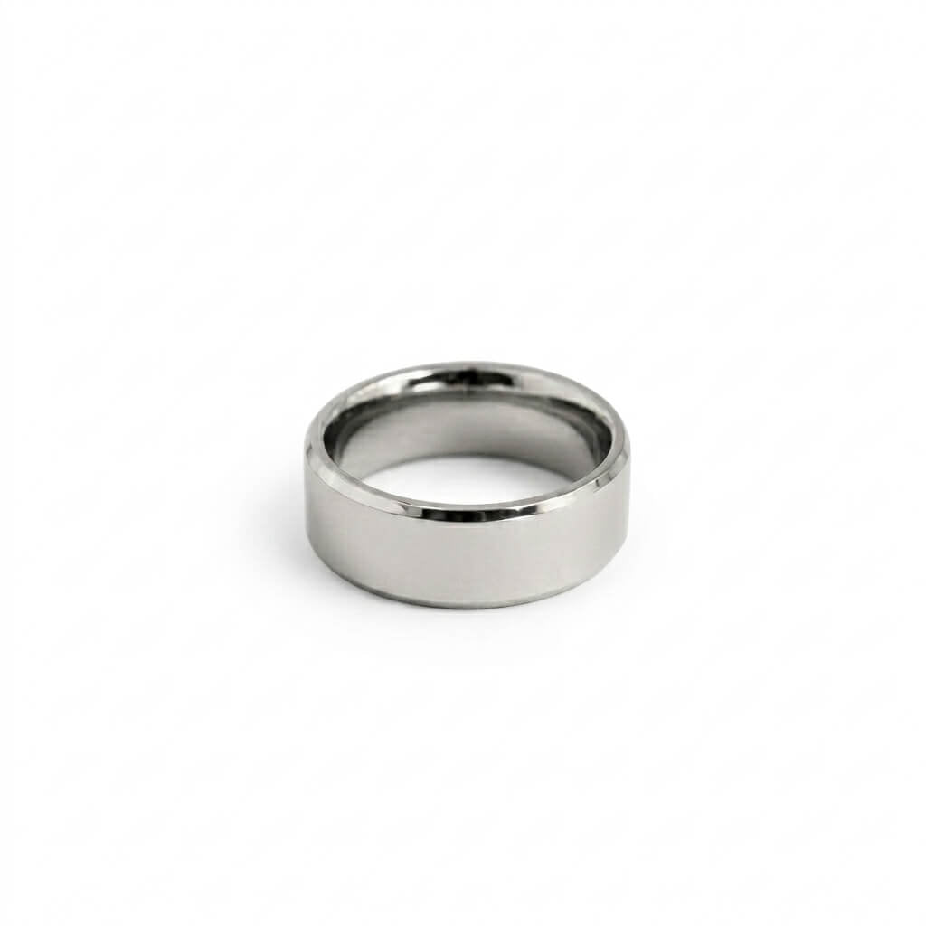 Classic Minimalist Steel Ring - ShopAsawir