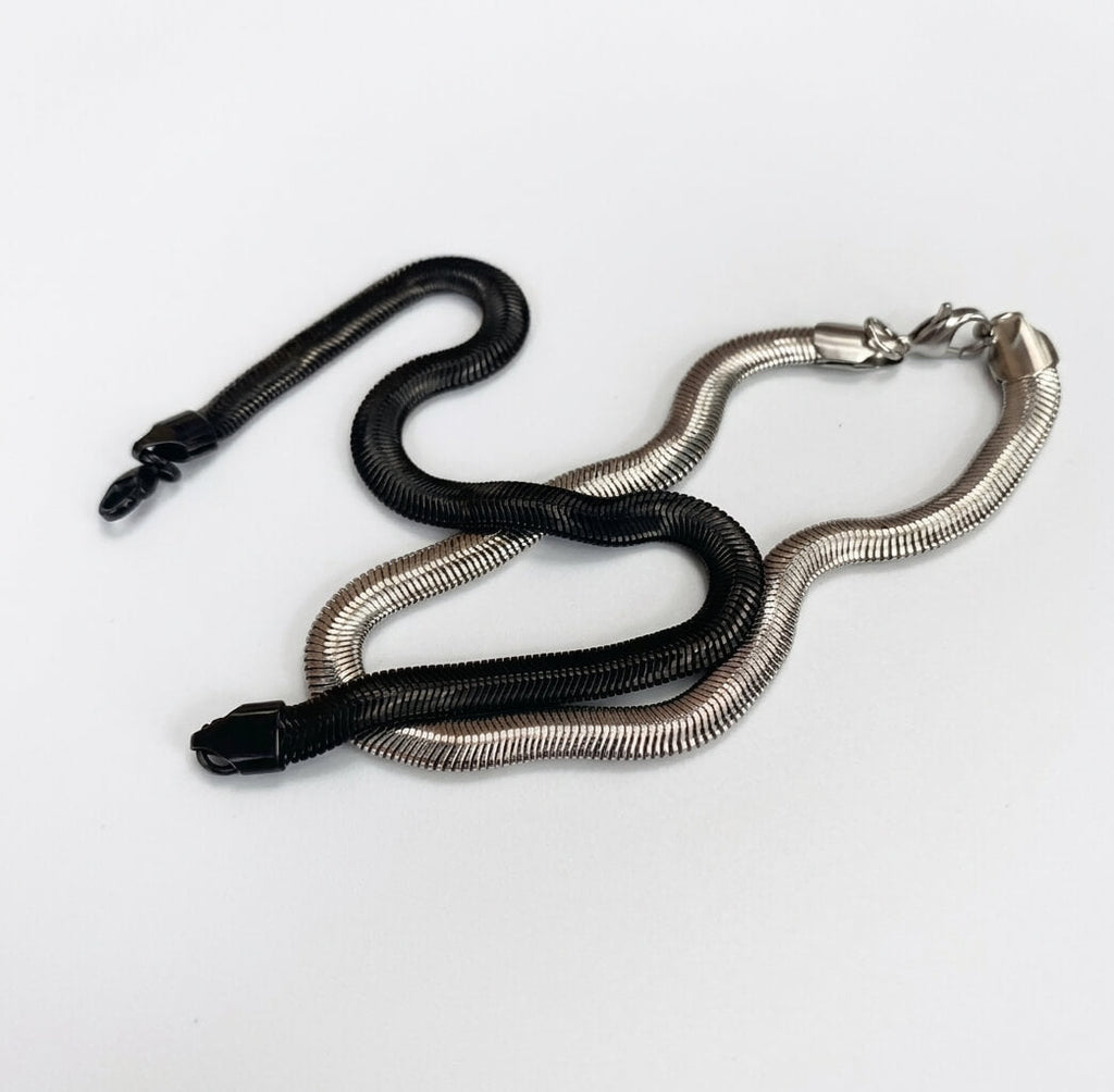 Flat Snake Chain Bracelet - ShopAsawir