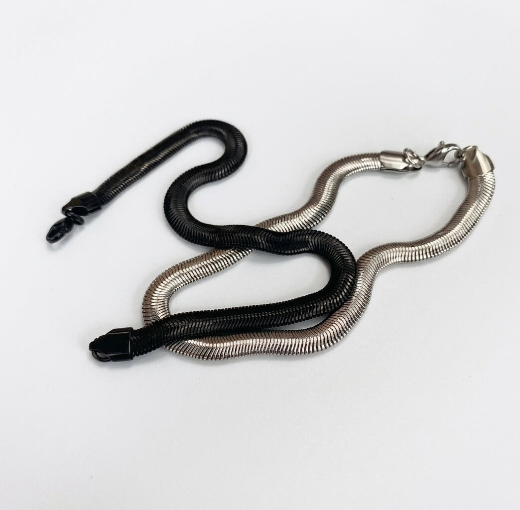 Flat Snake Chain Bracelet - ShopAsawir