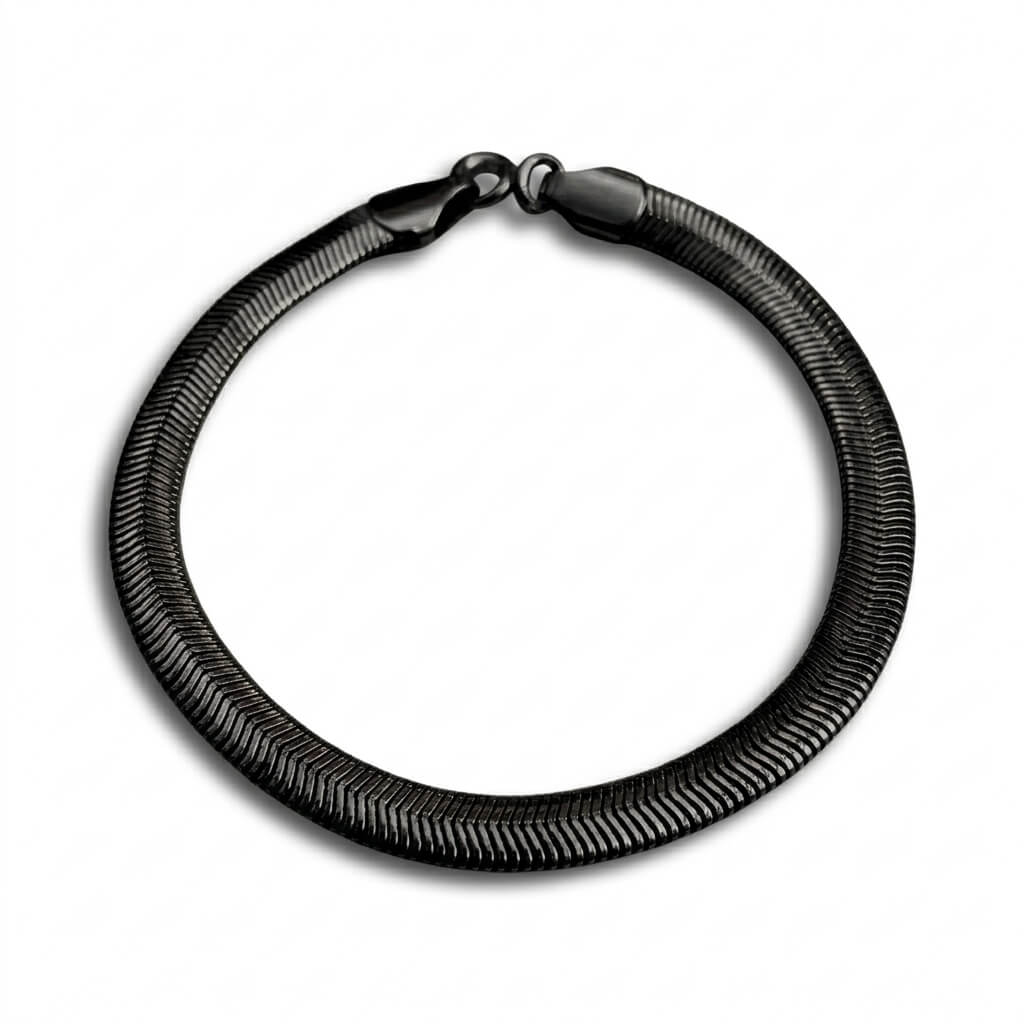 Flat Snake Chain Bracelet - ShopAsawir
