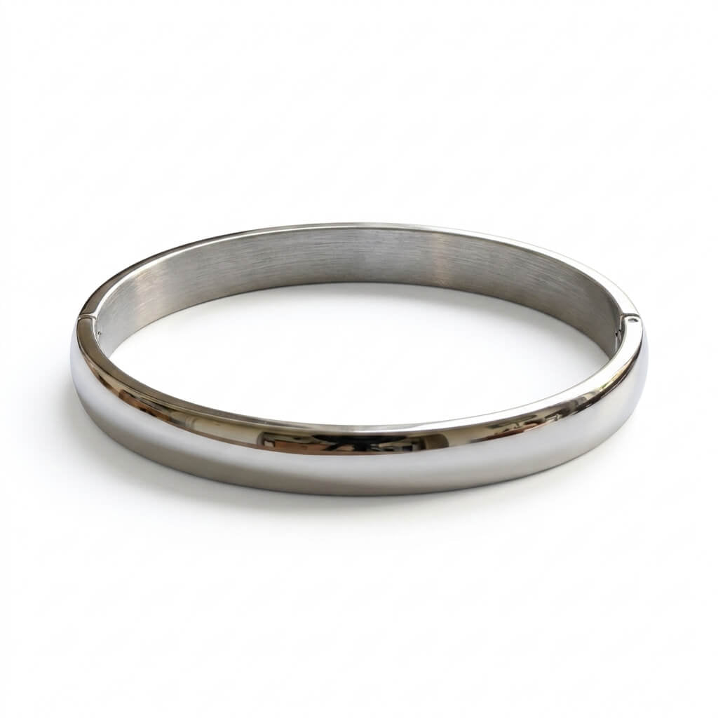 Minimalist Steel Cuff - ShopAsawir