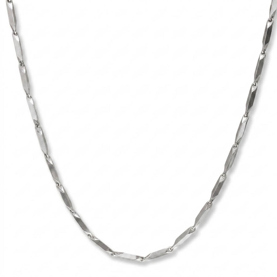 Silver Bar Link Chain - ShopAsawir