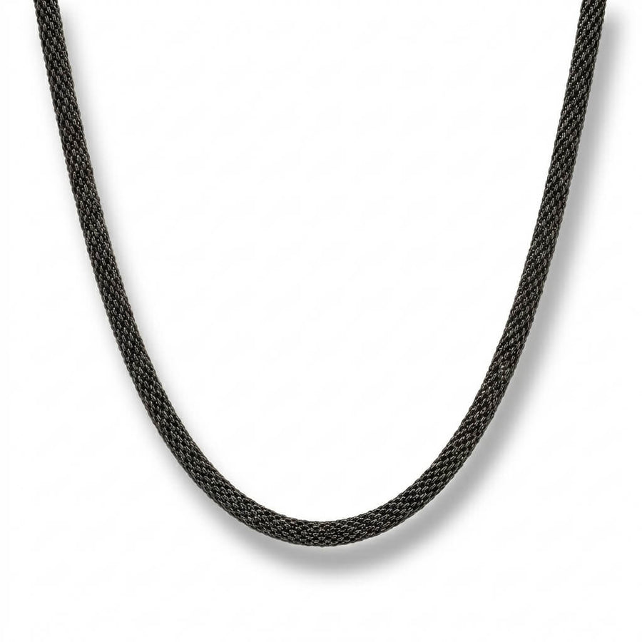 Unisex Black Mesh Link Chain - ShopAsawir